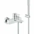 Смеситель для ванны GROHE Lineare с душевым гарнитуром, хром (33850001) Смеситель для ванны GROHE Lineare с душевым гарнитуром, хром (33850001)
