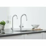 Комплект для кухни GROHE Red Mono с C-образным вентилем, бойлером L-Size и фильтром, хром (30080001)