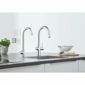Комплект для кухни GROHE Red Mono с C-образным вентилем, бойлером L-Size и фильтром, хром (30080001) Комплект для кухни GROHE Red Mono с C-образным вентилем, бойлером L-Size и фильтром, хром (30080001)