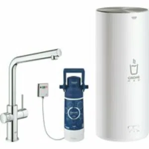 Комплект для кухни GROHE Red Duo с L-образным смесителем, бойлером L-Size и фильтром, хром (30325001) Комплект для кухни GROHE Red Duo с L-образным смесителем, бойлером L-Size и фильтром, хром (30325001)