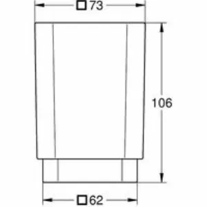 Стакан для зубных щеток GROHE Selection Cube (40783000) Стакан для зубных щеток GROHE Selection Cube (40783000)