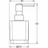 Дозатор жидкого мыла GROHE Selection Cube, хром (40805000) Дозатор жидкого мыла GROHE Selection Cube, хром (40805000)