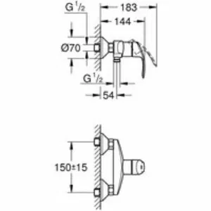 Готовый комплект для ванной комнаты GROHE Tempesta (NB0037) Готовый комплект для ванной комнаты GROHE Tempesta (NB0037)