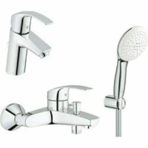 Готовый комплект для ванной комнаты GROHE Eurosmart, хром (NB0038) Готовый комплект для ванной комнаты GROHE Eurosmart, хром (NB0038)
