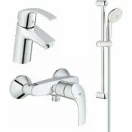 Готовый комплект для ванной комнаты GROHE Eurosmart с душевым гарнитуром (NB0027)
