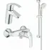 Готовый комплект для ванной комнаты GROHE Eurosmart с душевым гарнитуром (NB0027) Готовый комплект для ванной комнаты GROHE Eurosmart с душевым гарнитуром (NB0027)