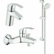 Готовый комплект для ванной комнаты GROHE Eurosmart, хром (NB0042)
