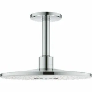 Верхний душ GROHE Rainshower 310 SmartActive с потолочным душевым кронштейном 142 мм, 2 режима струи, белая луна (26477LS0) Верхний душ GROHE Rainshower 310 SmartActive с потолочным душевым кронштейном 142 мм, 2 режима струи, белая луна (26477LS0)