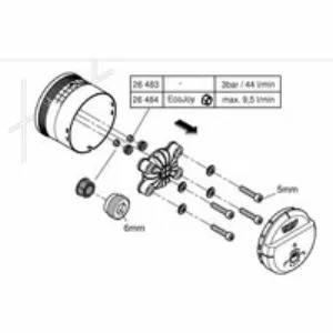 Встраиваемая часть верхнего душа GROHE Rainshower (26483000) Встраиваемая часть верхнего душа GROHE Rainshower (26483000)