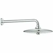 Верхний душ GROHE Euphoria 260 с душевым кронштейном 380 мм, 3 режима, хром (26459000)