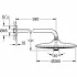 Верхний душ GROHE Euphoria 260 с душевым кронштейном 380 мм, 3 режима, хром (26459000) Верхний душ GROHE Euphoria 260 с душевым кронштейном 380 мм, 3 режима, хром (26459000)