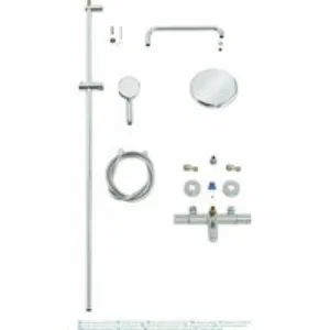 Душевая система GROHE Tempesta Cosmopolitan System 210 с термостатом для ванны, хром (26223001) Душевая система GROHE Tempesta Cosmopolitan System 210 с термостатом для ванны, хром (26223001)
