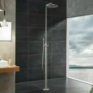Душевая система GROHE Essence New со смесителем для душа, суперсталь (23741DC1) Душевая система GROHE Essence New со смесителем для душа, суперсталь (23741DC1)