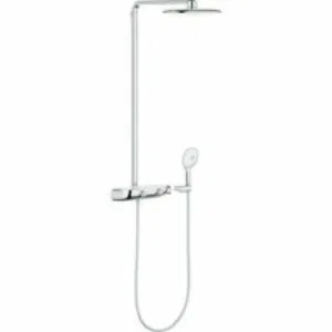 Душевая система GROHE Rainshower System SmartControl 360 MONO с термостатом для душа, белая луна (26361LS0) Душевая система GROHE Rainshower System SmartControl 360 MONO с термостатом для душа, белая луна (26361LS0)