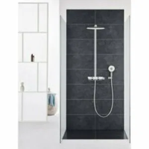 Душевая система GROHE Rainshower System SmartControl 360 MONO с термостатом для душа, белая луна (26361LS0) Душевая система GROHE Rainshower System SmartControl 360 MONO с термостатом для душа, белая луна (26361LS0)