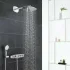 Верхний душ GROHE Rainshower 360 MONO с душевым кронштейном, 1 режим, 450 мм, хром (26450LS0) Верхний душ GROHE Rainshower 360 MONO с душевым кронштейном, 1 режим, 450 мм, хром (26450LS0)
