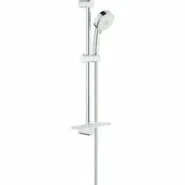 Душевой гарнитур GROHE Tempesta Cosmopolitan 100 с мыльницей, 3 режима струи, душевая штанга 600 мм, 9,5 л/мин, хром (27576002)