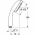 Ручной душ GROHE Tempesta 100, 2 режима, хром/серый (26161001) Ручной душ GROHE Tempesta 100, 2 режима, хром/серый (26161001)