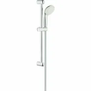 Душевой гарнитур GROHE Tempesta 100, 2 режима струи, душевая штанга 600 мм, 9,5 л/мин, хром (26162001)
