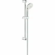 Душевой гарнитур GROHE Tempesta 100, 4 режима струи, душевая штанга 600 мм, 9,5 л/мин, хром (27645001)