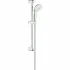 Душевой гарнитур GROHE Tempesta 100, 4 режима струи, душевая штанга 600 мм, 9,5 л/мин, хром (27795001) Душевой гарнитур GROHE Tempesta 100, 4 режима струи, душевая штанга 600 мм, 9,5 л/мин, хром (27795001)