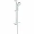 Душевой гарнитур GROHE Tempesta Rustic 100 с мыльницей, 4 режима струи, душевая штанга 600 мм, 9,5 л/мин, хром (27609001) Душевой гарнитур GROHE Tempesta Rustic 100 с мыльницей, 4 режима струи, душевая штанга 600 мм, 9,5 л/мин, хром (27609001)