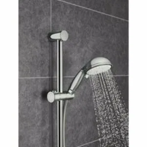 Душевой гарнитур GROHE Tempesta Rustic 100 с мыльницей, 4 режима струи, душевая штанга 600 мм, 9,5 л/мин, хром (27609001) Душевой гарнитур GROHE Tempesta Rustic 100 с мыльницей, 4 режима струи, душевая штанга 600 мм, 9,5 л/мин, хром (27609001)