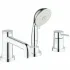 Смеситель для ванны GROHE BauClassic на 3 отверстия, на край ванны, хром (2511800A) Смеситель для ванны GROHE BauClassic на 3 отверстия, на край ванны, хром (2511800A)