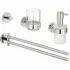 Набор аксессуаров GROHE Essentials New 4 в 1, хром (40846001) Набор аксессуаров GROHE Essentials New 4 в 1, хром (40846001)