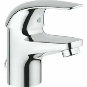 Смеситель для раковины GROHE Euroeco с цепочкой, S-size, хром (32881000) Смеситель для раковины GROHE Euroeco с цепочкой, S-size, хром (32881000)