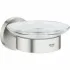 Мыльница GROHE Essentials с держателем, суперсталь (40444DC1) Мыльница GROHE Essentials с держателем, суперсталь (40444DC1)