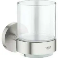 Стакан с держателем GROHE Essentials, суперсталь (40447DC1)