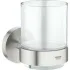 Стакан с держателем GROHE Essentials, суперсталь (40447DC1) Стакан с держателем GROHE Essentials, суперсталь (40447DC1)