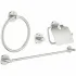 Набор аксессуаров GROHE Essentials (4 предмета), суперсталь (40776DC1) Набор аксессуаров GROHE Essentials (4 предмета), суперсталь (40776DC1)