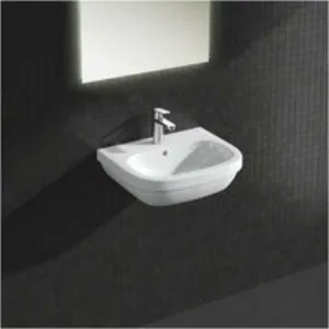Раковина GROHE Euro Ceramic + Смеситель для раковины GROHE Eurosmart Cosmopolitan с донным клапаном (NC0004) Раковина GROHE Euro Ceramic + Смеситель для раковины GROHE Eurosmart Cosmopolitan с донным клапаном (NC0004)