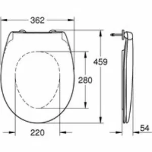 Сиденье для унитаза с микролифтом GROHE Bau Ceramic, альпин-белый (39493000) Сиденье для унитаза с микролифтом GROHE Bau Ceramic, альпин-белый (39493000)