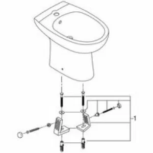 Биде напольное GROHE Bau Ceramic, альпин-белый (39432000) Биде напольное GROHE Bau Ceramic, альпин-белый (39432000)