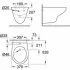 Биде подвесное GROHE Bau Ceramic, альпин-белый (39433000) Биде подвесное GROHE Bau Ceramic, альпин-белый (39433000)