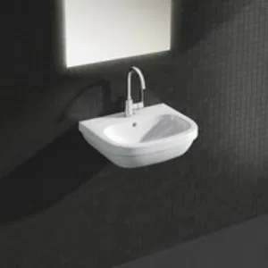 Раковина GROHE Euro Ceramic с гигиеническим покрытием 55 см, альпин-белый (3933600H) Раковина GROHE Euro Ceramic с гигиеническим покрытием 55 см, альпин-белый (3933600H)