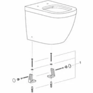Унитаз напольный приставной GROHE Euro Ceramic, альпин-белый (3933900H) Унитаз напольный приставной GROHE Euro Ceramic, альпин-белый (3933900H)
