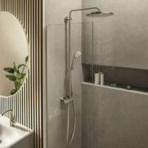 Душевая система GROHE Euphoria System 310 с термостатом для душа, суперсталь (26075DC0) Душевая система GROHE Euphoria System 310 с термостатом для душа, суперсталь (26075DC0)