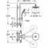 Душевая система GROHE Euphoria System 180 с термостатом для душа, хром (26418000) Душевая система GROHE Euphoria System 180 с термостатом для душа, хром (26418000)