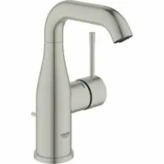 Смеситель для раковины GROHE Essence с донным клапаном, суперсталь (23462DC1)
