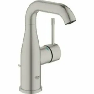 Смеситель для раковины GROHE Essence с донным клапаном, суперсталь (23462DC1) Смеситель для раковины GROHE Essence с донным клапаном, суперсталь (23462DC1)