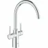 Смеситель для кухонной мойки GROHE Ambi двухвентильный, высокий излив, хром (30189000) Смеситель для кухонной мойки GROHE Ambi двухвентильный, высокий излив, хром (30189000)