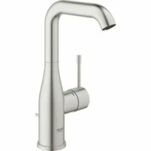 Смеситель для раковины GROHE Essence с донным клапаном, L-Size, суперсталь (32628DC1) Смеситель для раковины GROHE Essence с донным клапаном, L-Size, суперсталь (32628DC1)