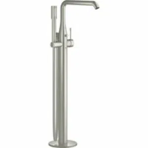 Внешняя часть смесителя для ванны GROHE Essence напольного монтажа, суперсталь (23491DC1) Внешняя часть смесителя для ванны GROHE Essence напольного монтажа, суперсталь (23491DC1)