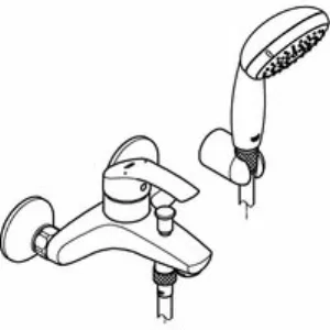 Смеситель для ванны GROHE Eurosmart, хром (3330220A) Смеситель для ванны GROHE Eurosmart, хром (3330220A)
