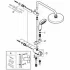 Душевая система GROHE New Tempesta 200 с переключателем потоков, хром (27389002) Душевая система GROHE New Tempesta 200 с переключателем потоков, хром (27389002)