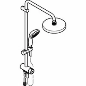 Душевая система GROHE New Tempesta 200 с переключателем потоков, хром (27389002) Душевая система GROHE New Tempesta 200 с переключателем потоков, хром (27389002)